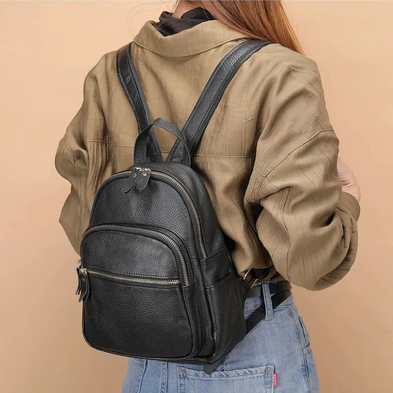 Zenium petit sac à dos femme cuir