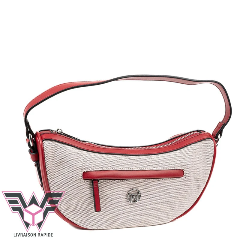 Dalias petit sac bandoulière toile femme