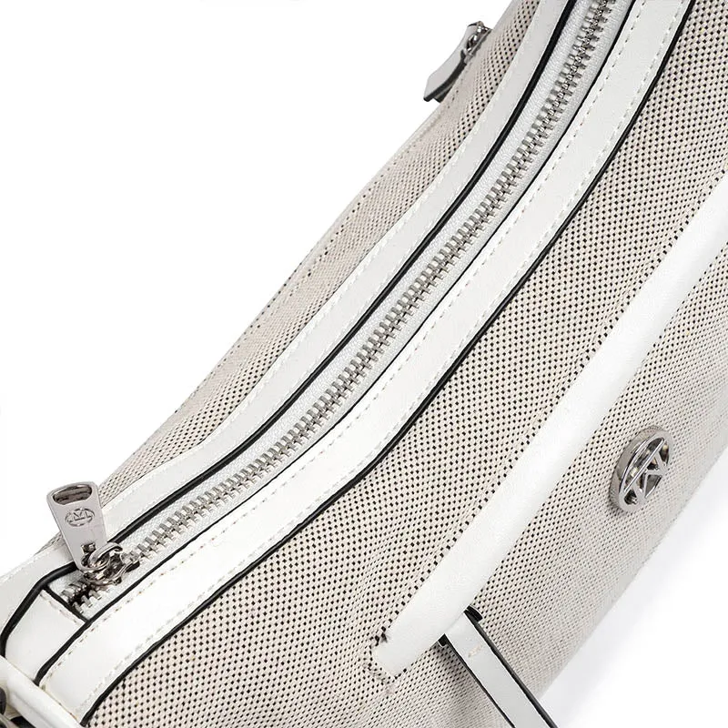 Dalias petit sac bandoulière toile femme