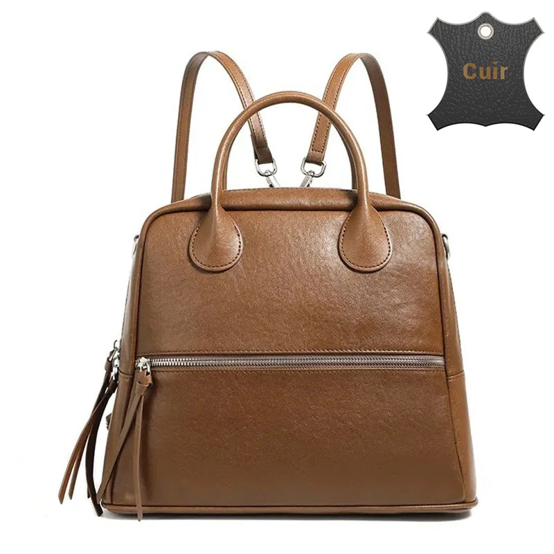 Fanny petit sac à dos femme cuir