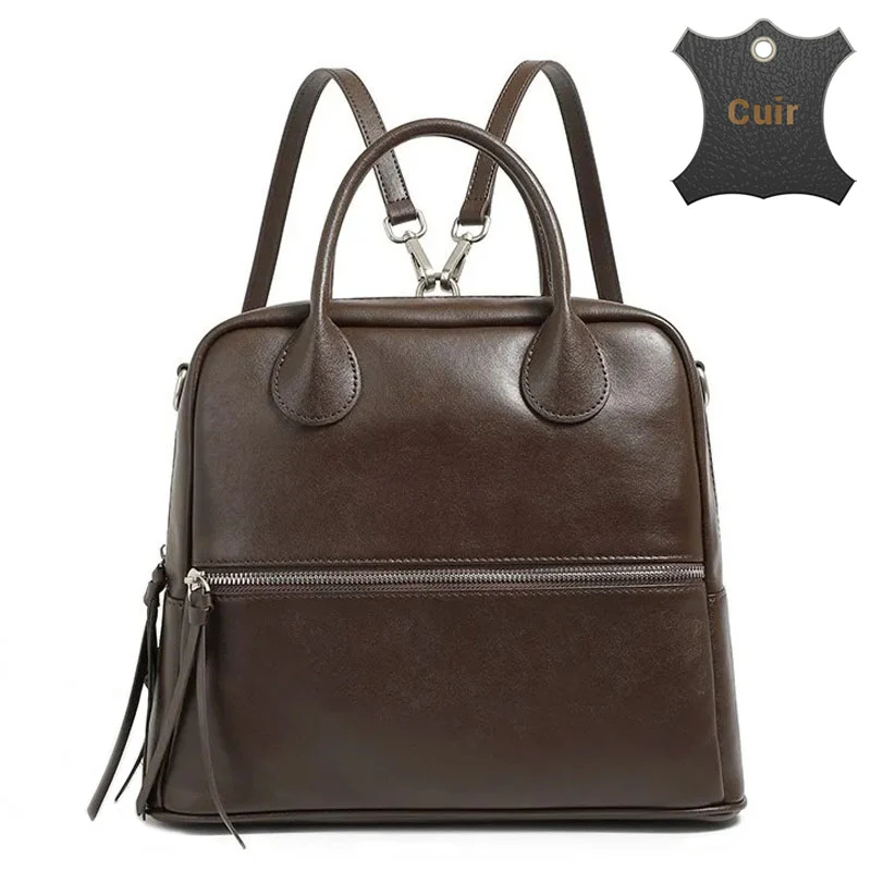Fanny petit sac à dos femme cuir