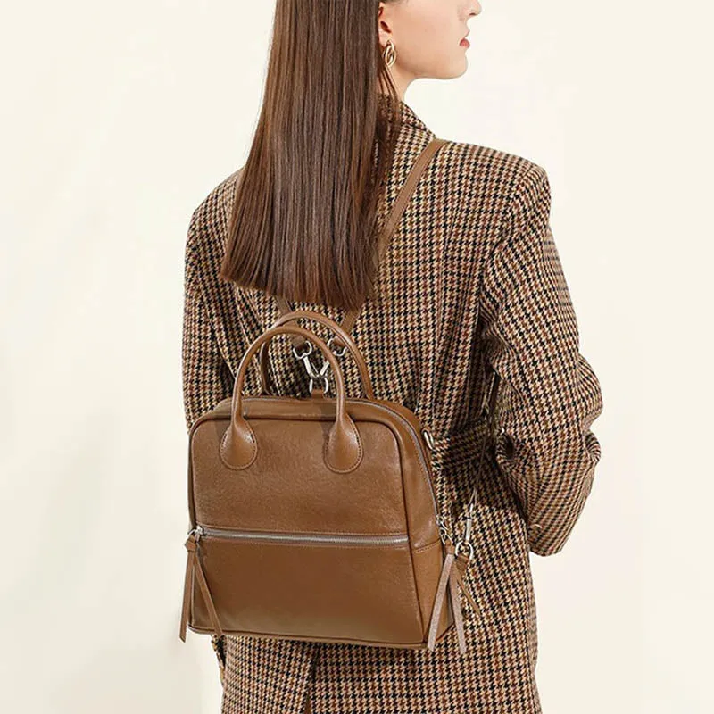 Fanny petit sac à dos femme cuir