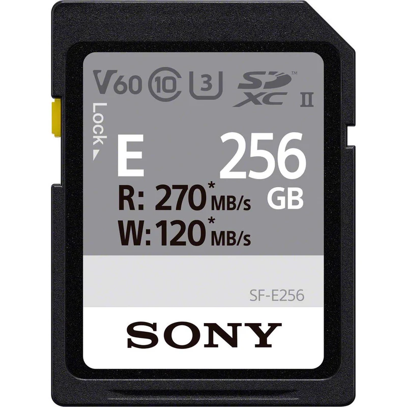 Carte Mémoire SDXC Série SF-E UHS-II V60 256GB