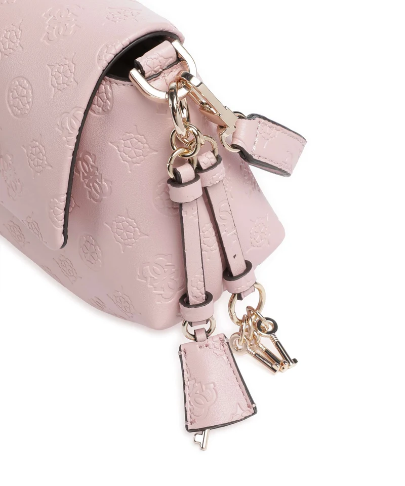 Guess Carmella Sac bandoulière light pink logo