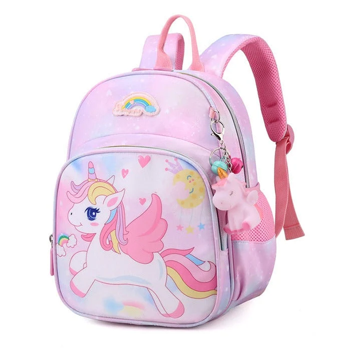 Cartable licorne avec pendantif licorne