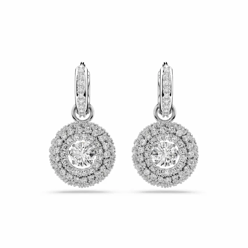 Swarovski Boucles d'oreilles Sublima Glam couleur argent 5738193
