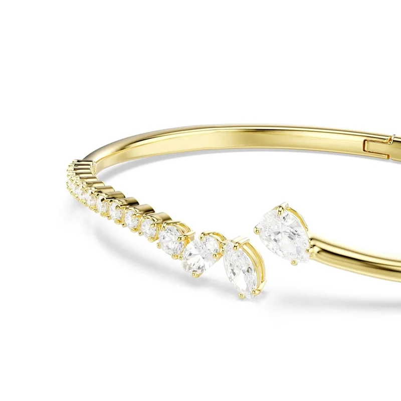 Swarovski Bracelet ouvert Mesmera Attract doré 5761638