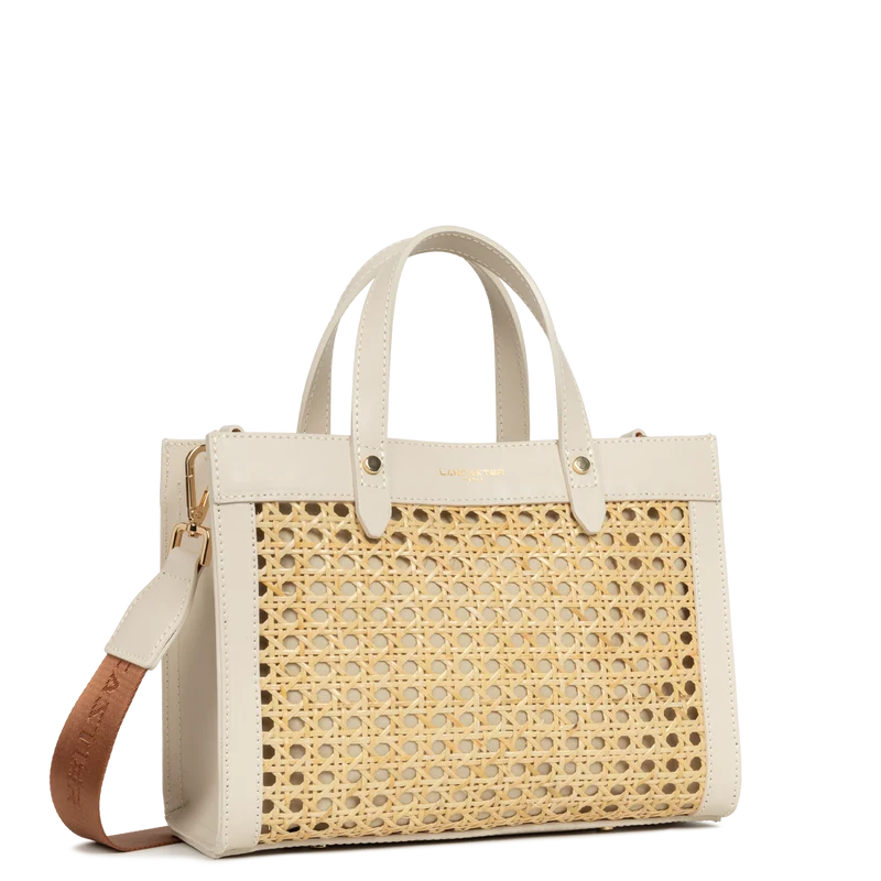 Petit sac cabas main - Cannage Rotin