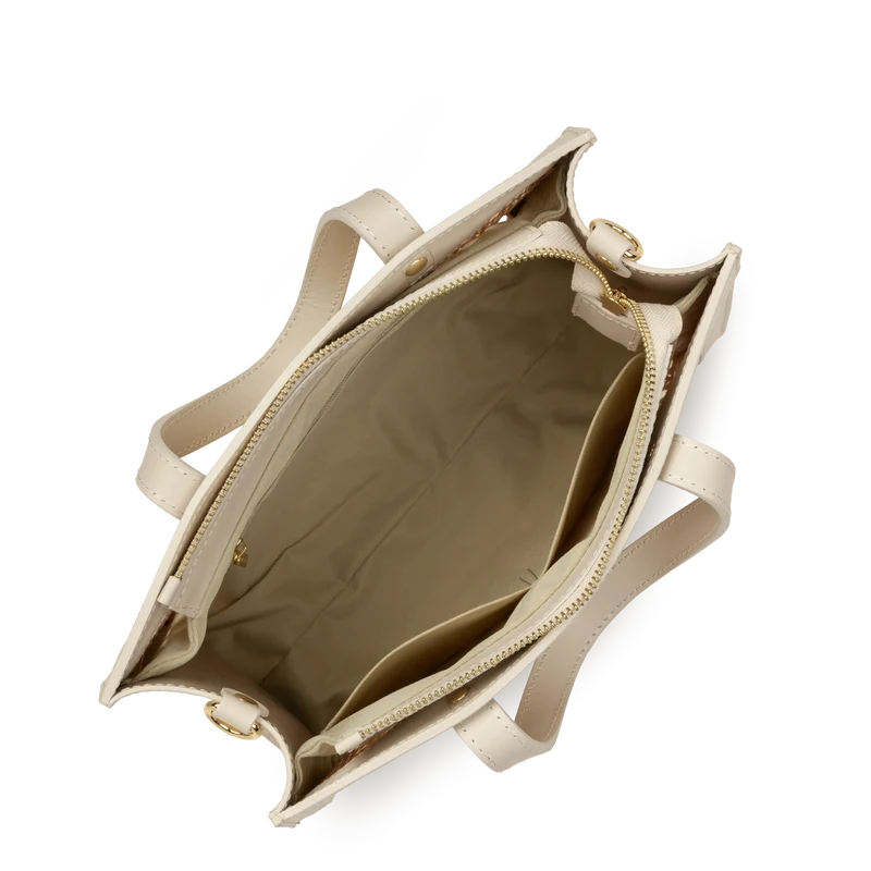 Petit sac cabas main - Cannage Rotin