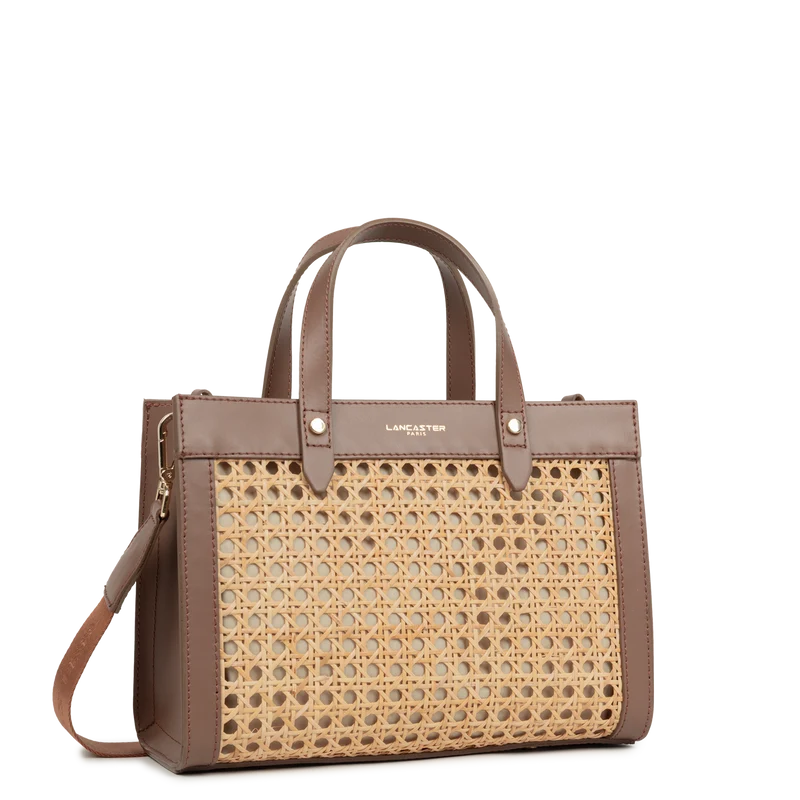 Petit sac cabas main - Cannage Rotin