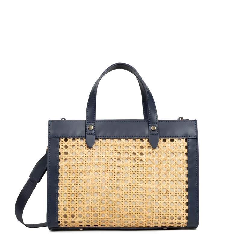Petit sac cabas main - Cannage Rotin