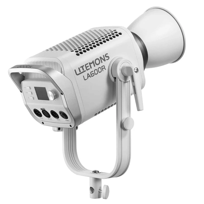 Lumière LED Litemons LA600R RGB avec Sac de Transport (Blanc)