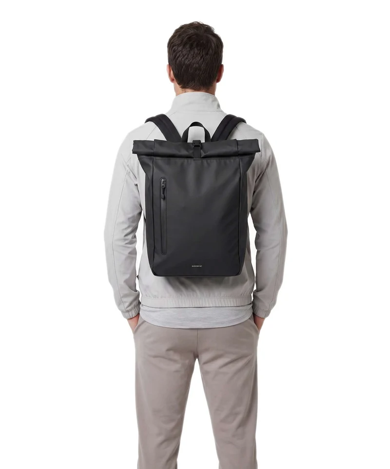 Sandqvist Stream Sac à dos roll-top black