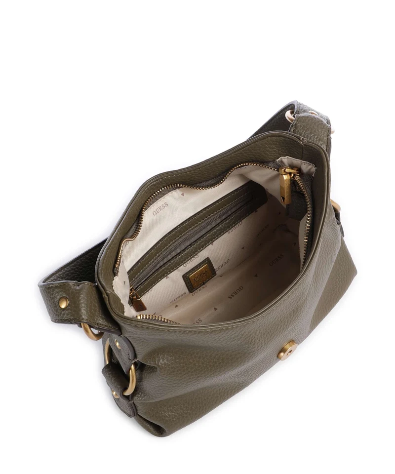 Guess Camden Mini Sac porté épaule olive