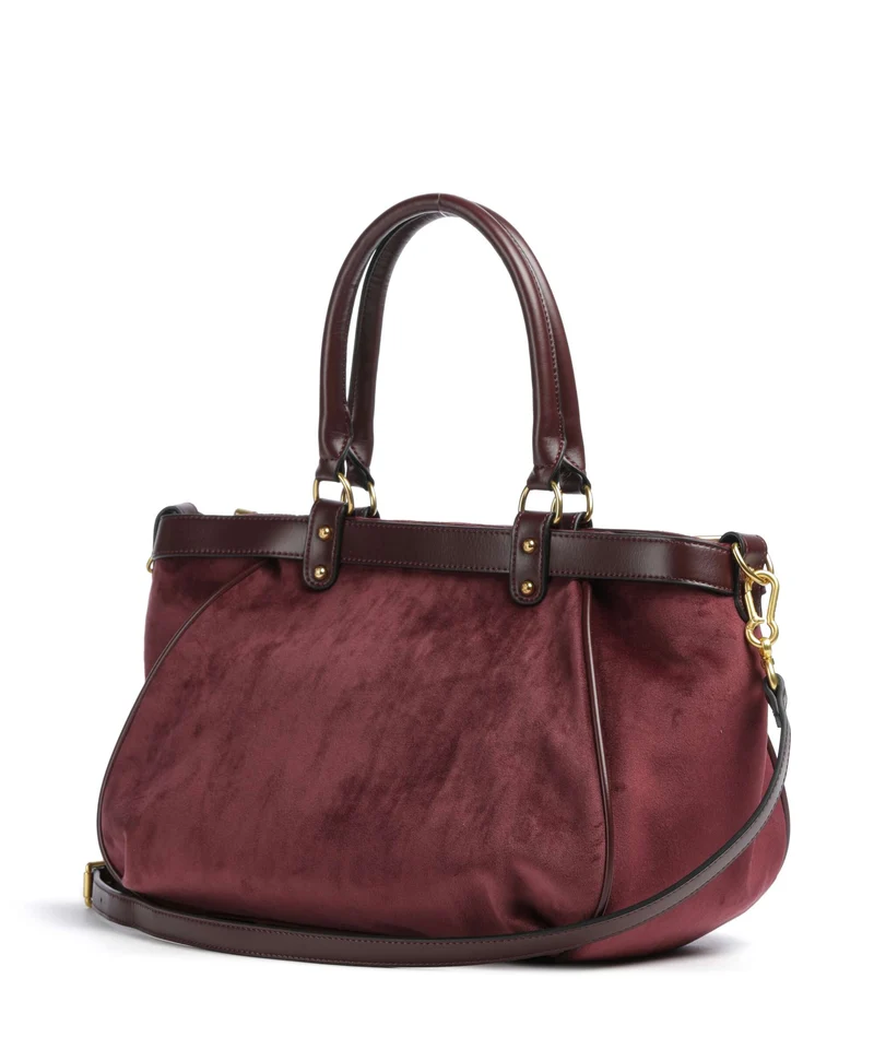 Juicy Couture Twig Narrative Velvet L Cabas winetasting