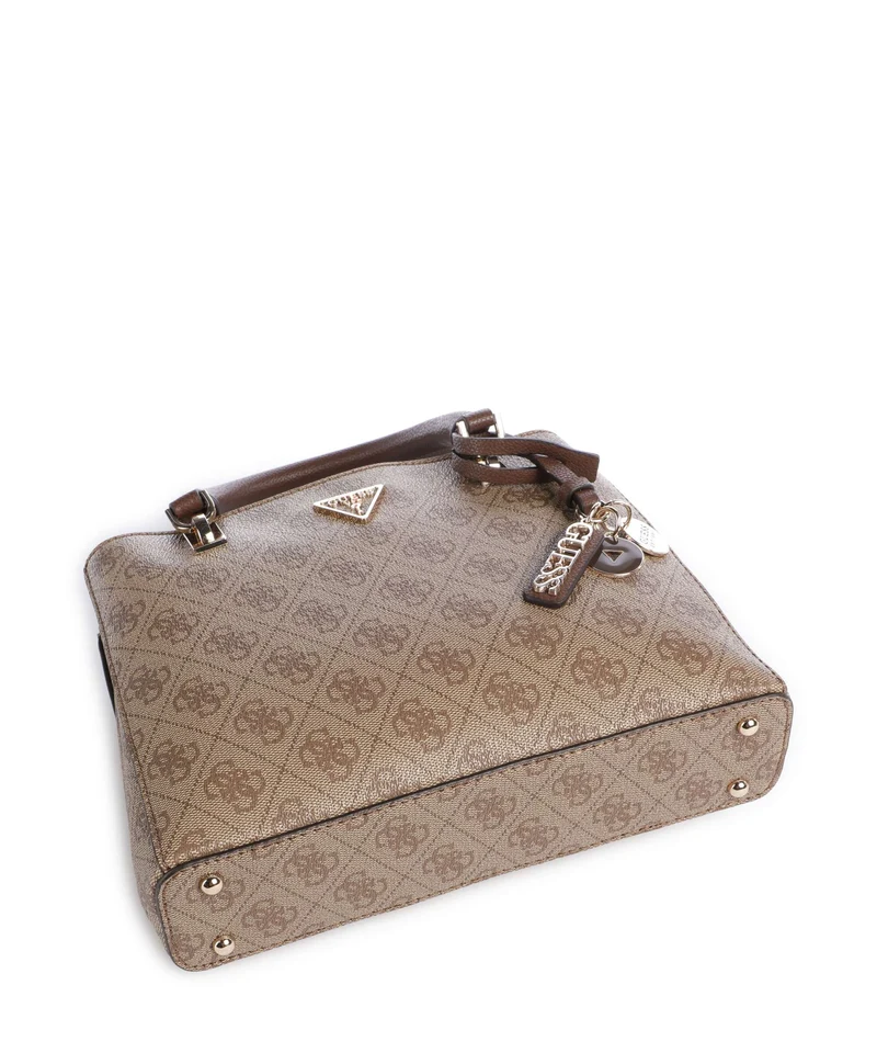 Guess Noelle II Small Sac à main latte logo/brown