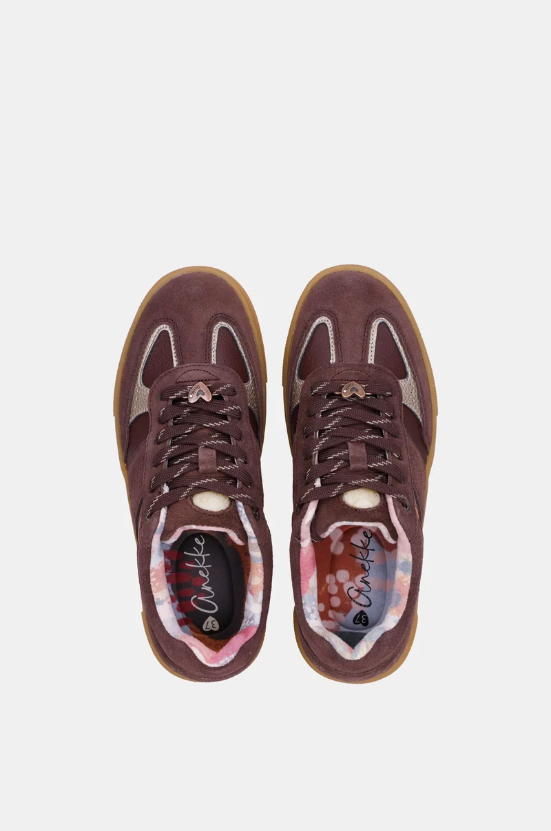 Baskets bordeaux Anekke