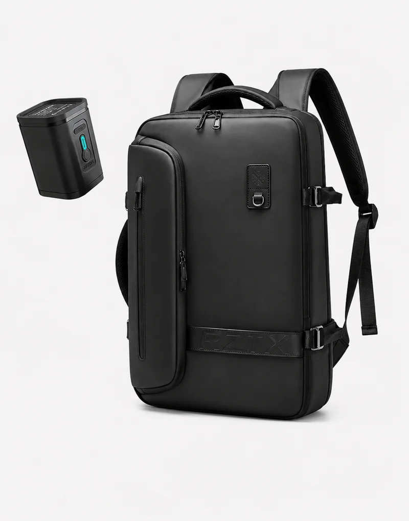 Sac À Dos Extensible Noir Pour Ordinateur Portable
