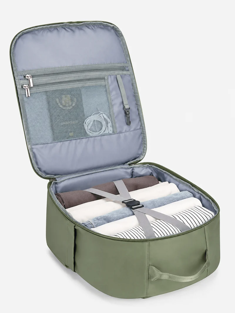 Sac À Dos Voyage Vert En Nylon Cabine