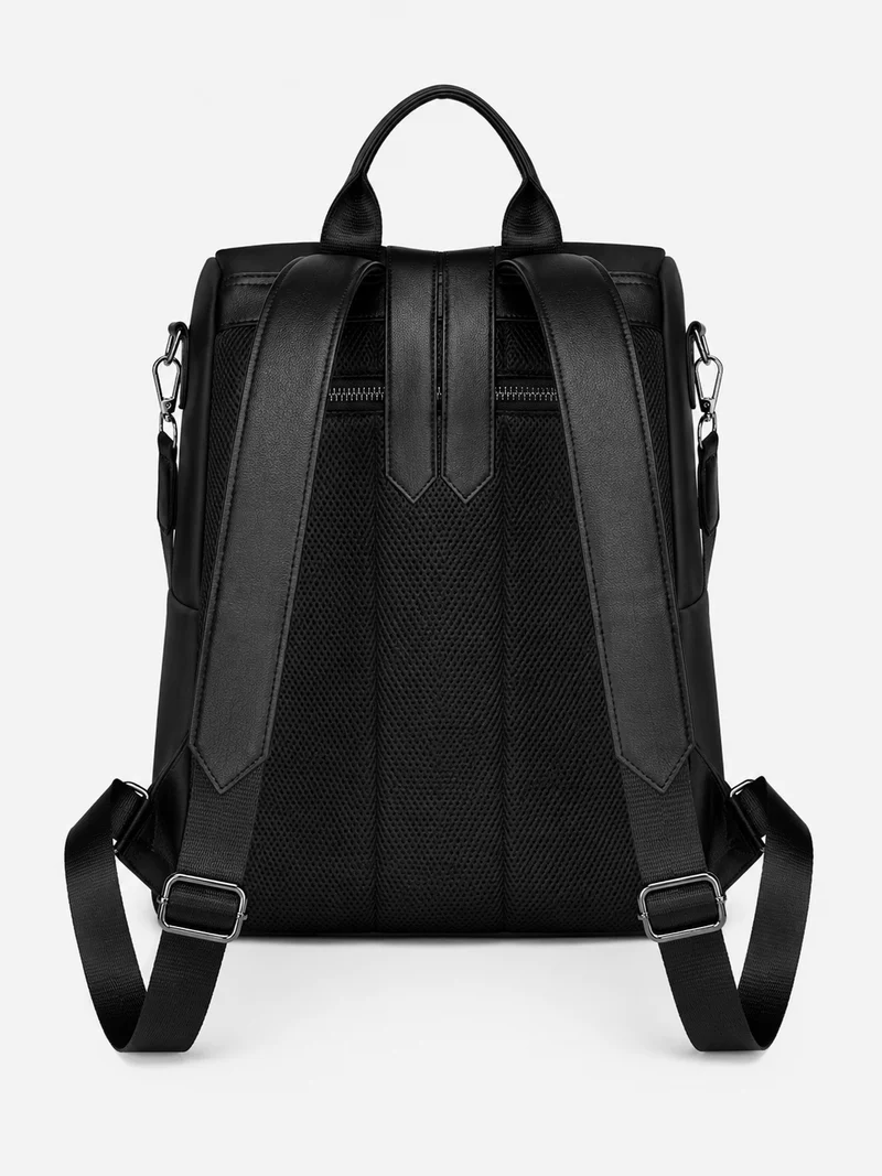 Sac À Dos Antivol Noir En Nylon