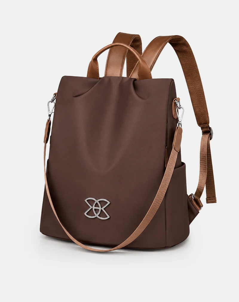 Sac À Dos Antivol Noir En Nylon