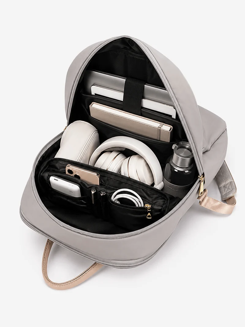 Sac À Dos Avec Compartiment Pour Ordinateur En Tissu Oxford