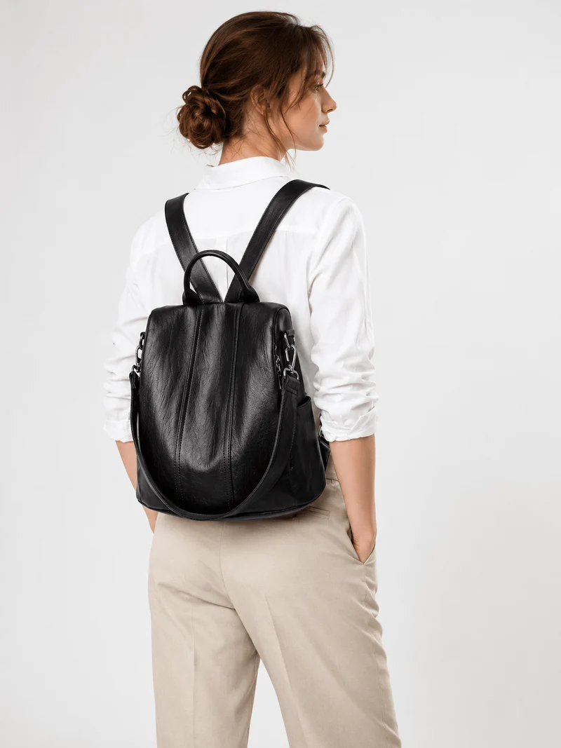 Sac À Dos En Cuire Femme Cuir Véritable De Mouton
