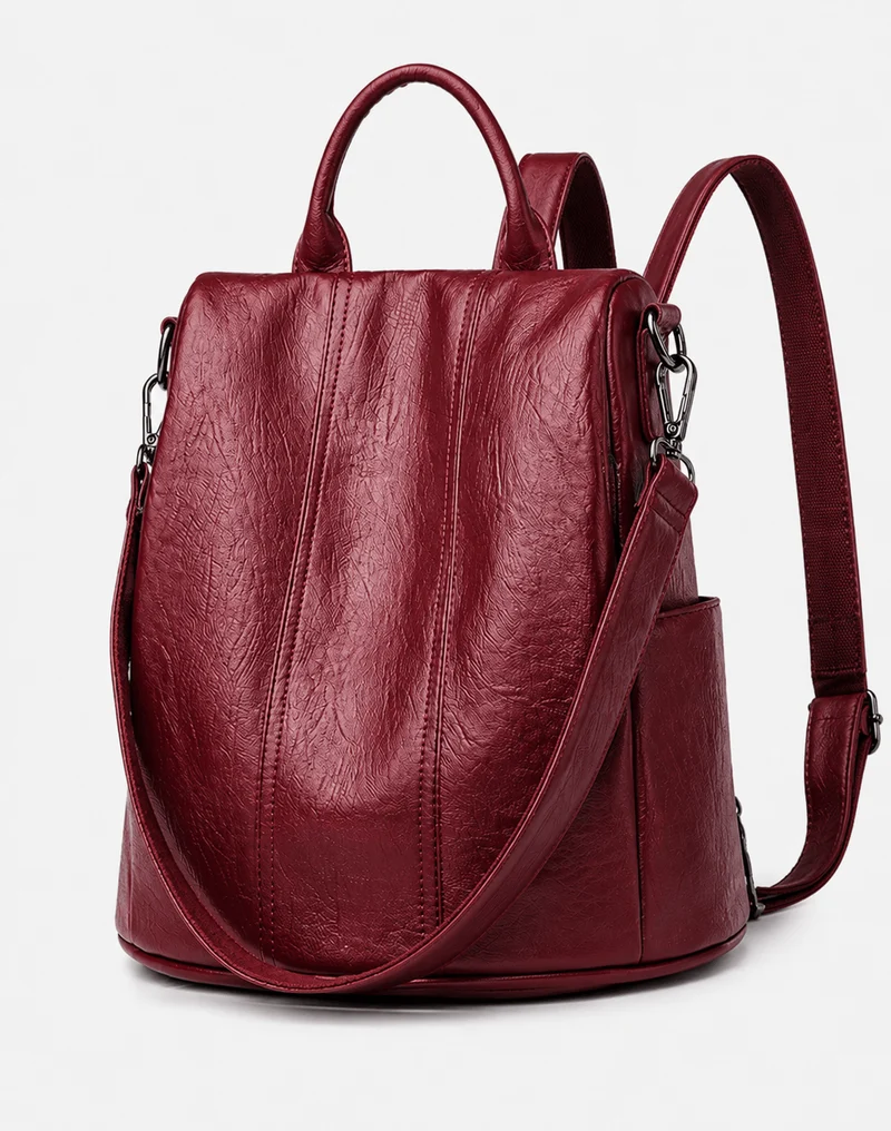 Sac À Dos En Cuire Femme Cuir Véritable De Mouton