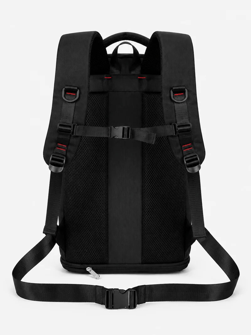 Sac À Dos De Voyage Noir 90 L En Nylon, Unisexe