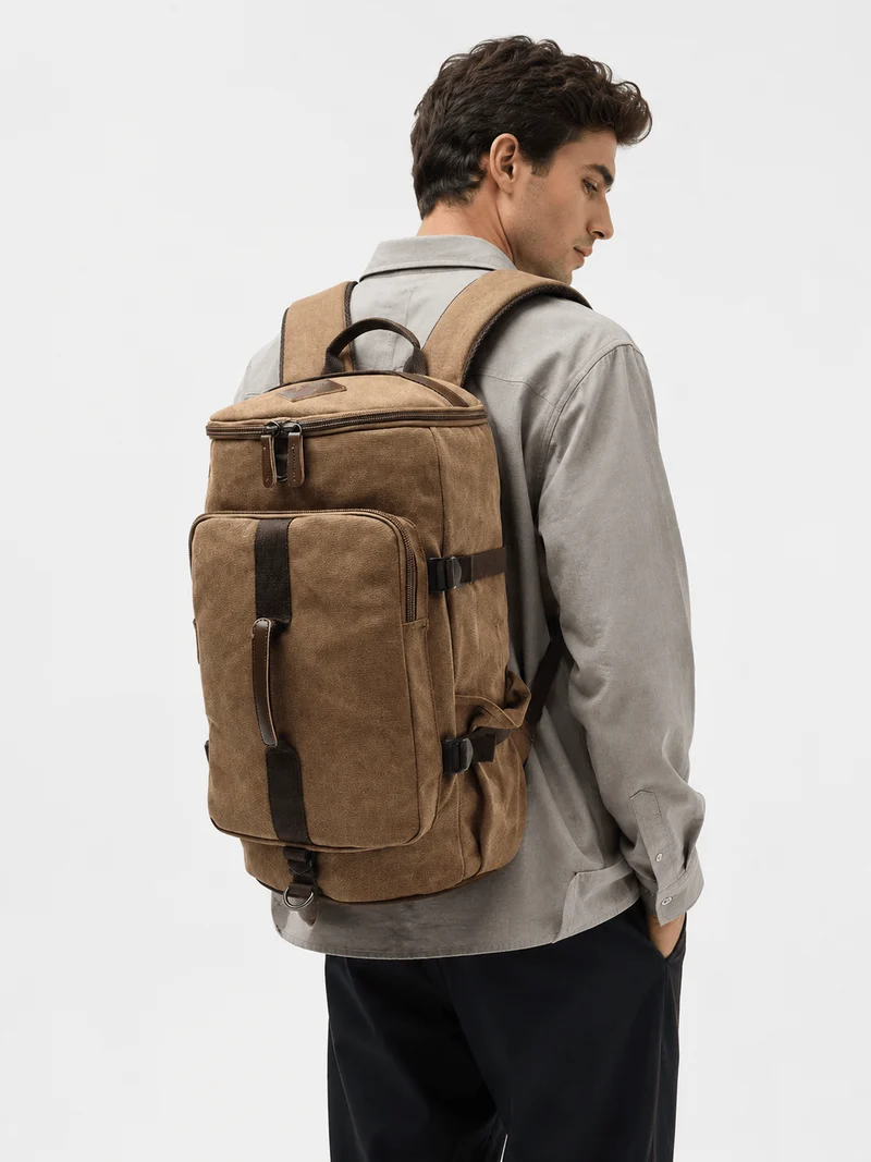 Sac À Dos Cylindrique En Toile