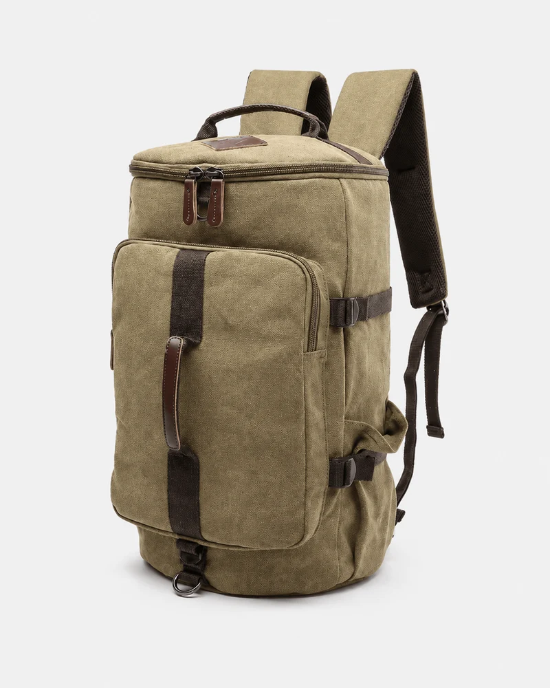Sac À Dos Cylindrique En Toile