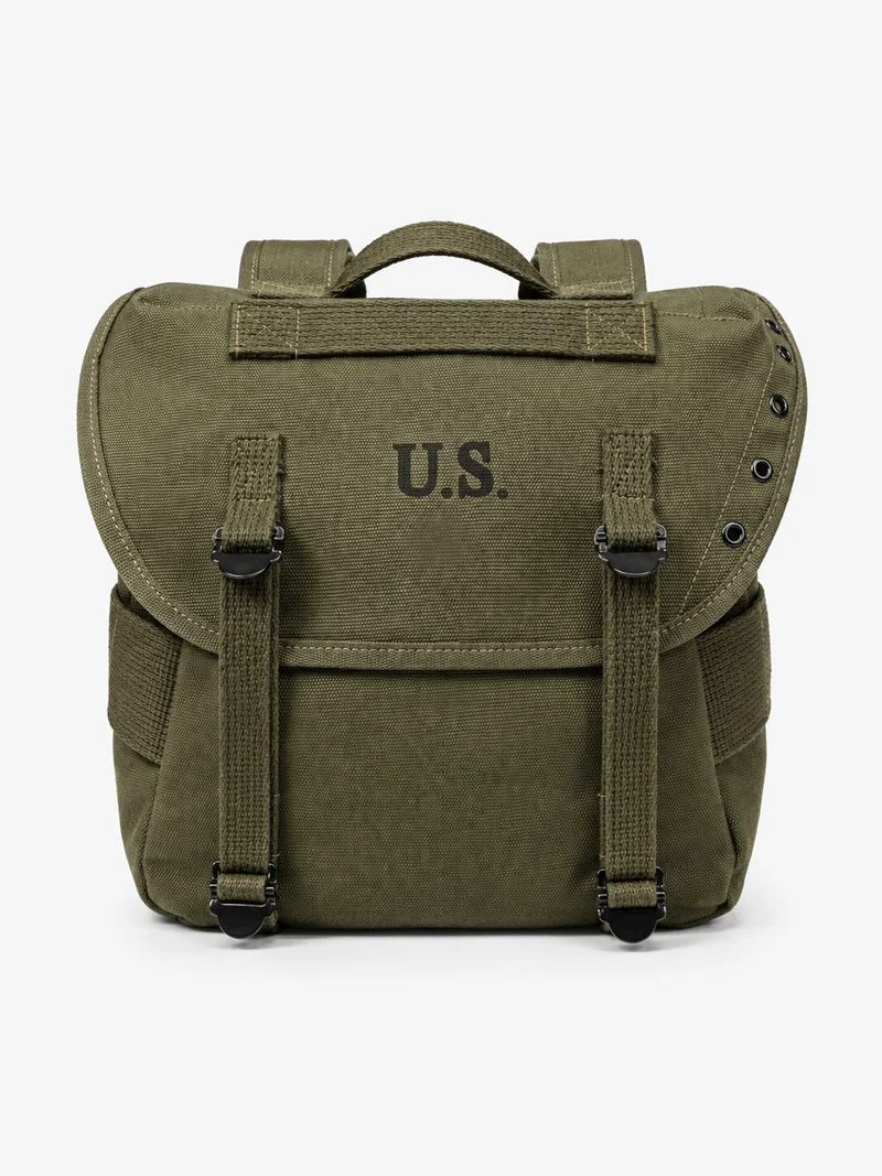 Sac À Dos Coton Toile Vert Armée