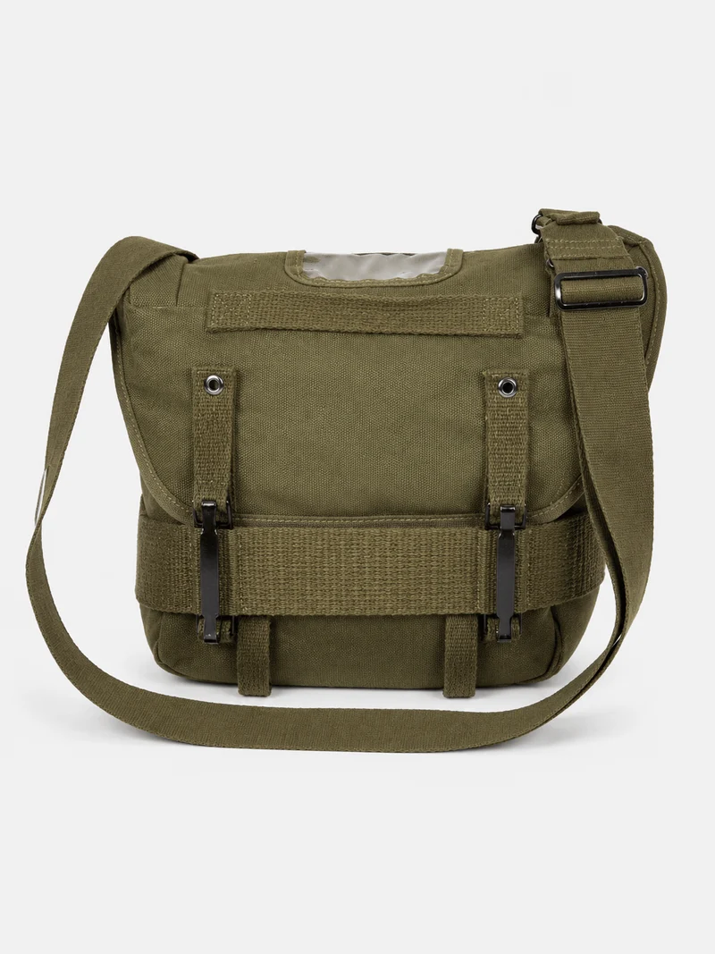 Sac À Dos Coton Toile Vert Armée