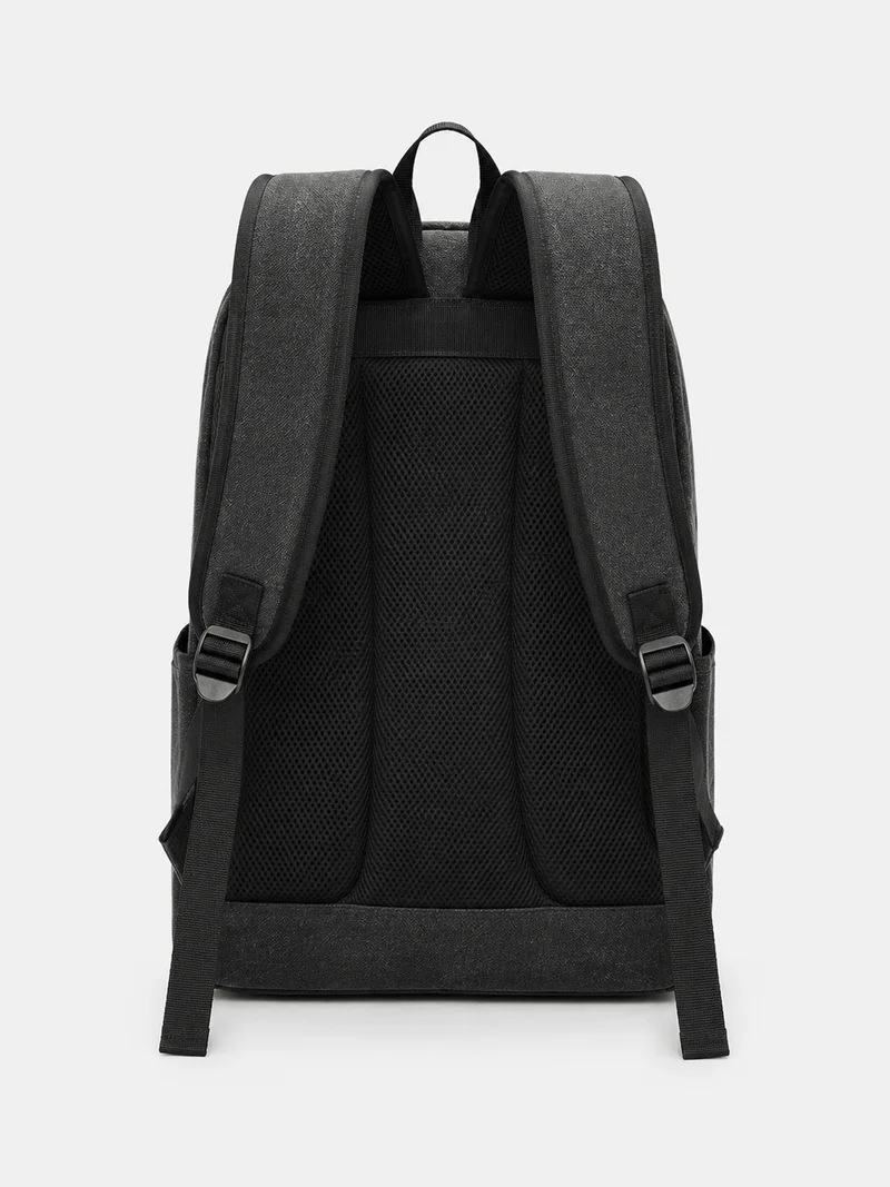 Sac À Dos Garçon Gris En Toile