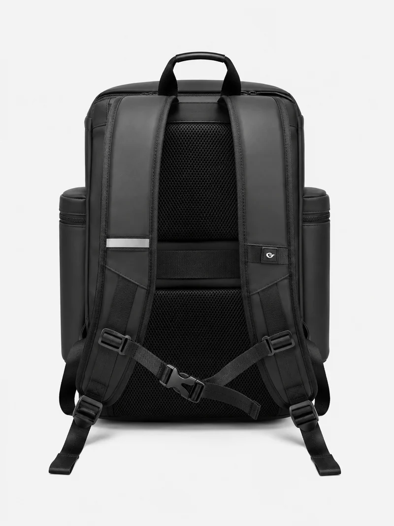 Sac À Dos De Voyage Noir 50 L Imperméable Avec Compartiment