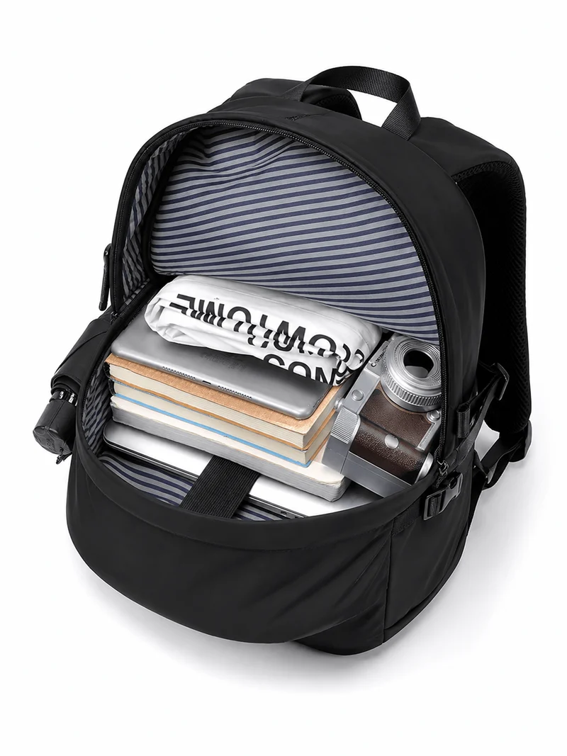 Sac À Dos Noir Pour Ordinateur En Polyester