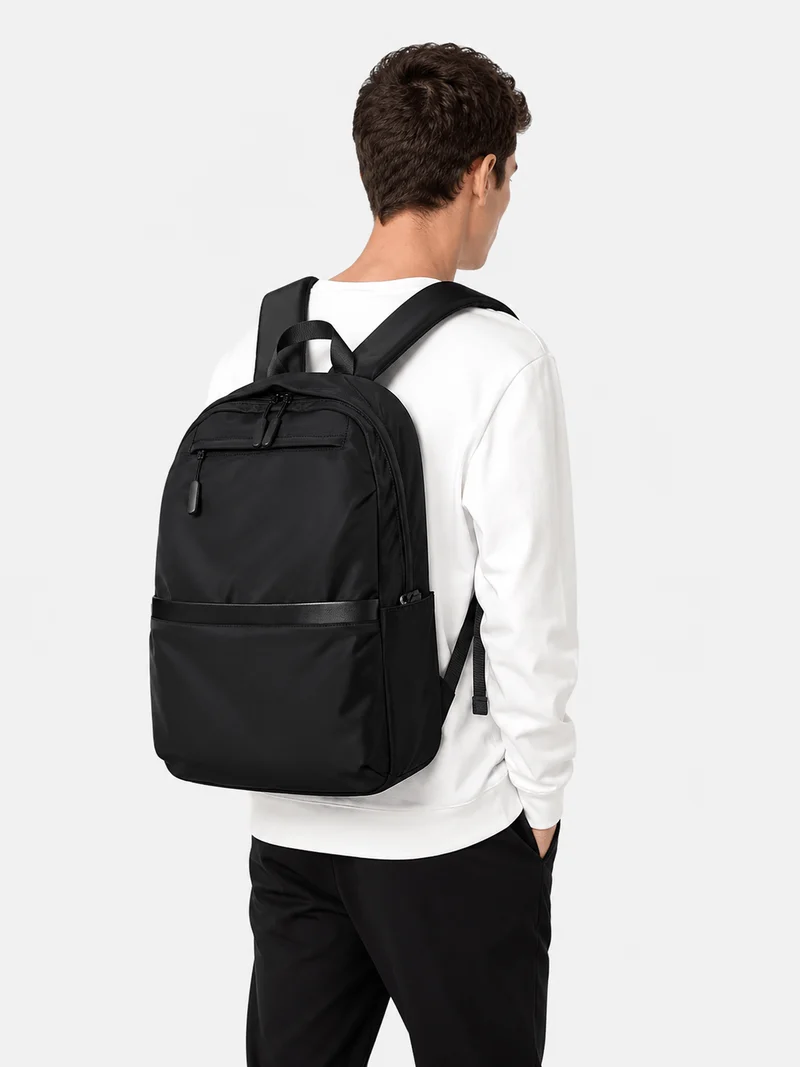 Sac À Dos Noir Pour Ordinateur En Polyester