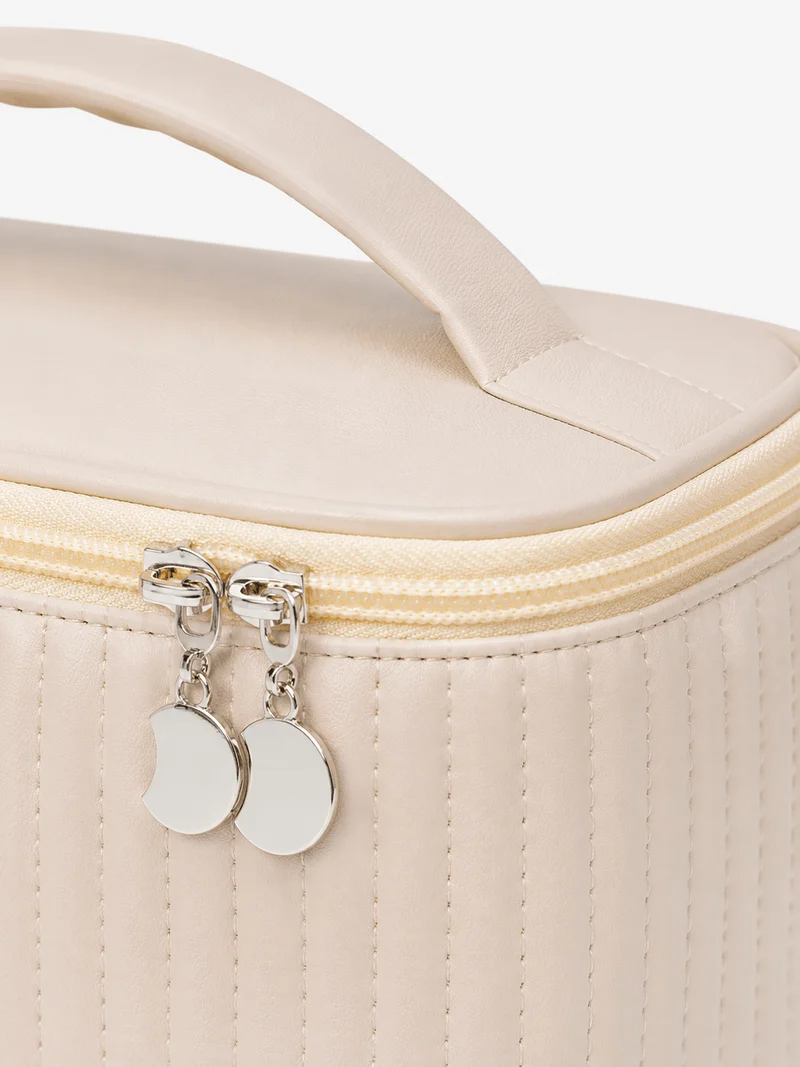 Grand Trousse De Toilette Cuir Synthétique PU Compartiments