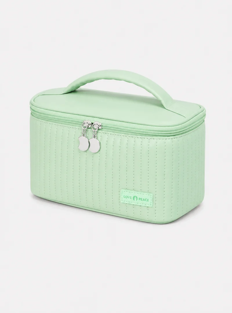 Grand Trousse De Toilette Cuir Synthétique PU Compartiments