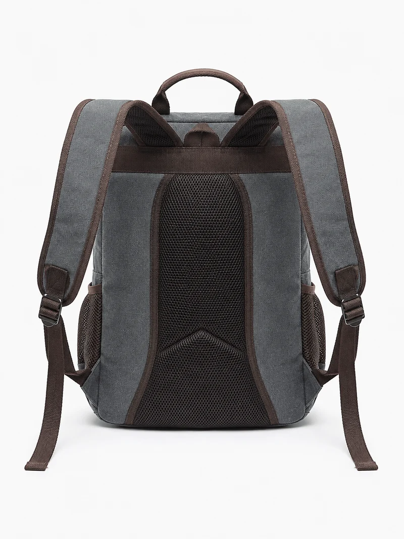 Sac À Dos Classe Homme En Toile Compartiment Ordinateur