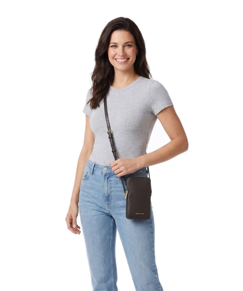 Michael Kors Jet Set Small Pochette telephone chocolate
