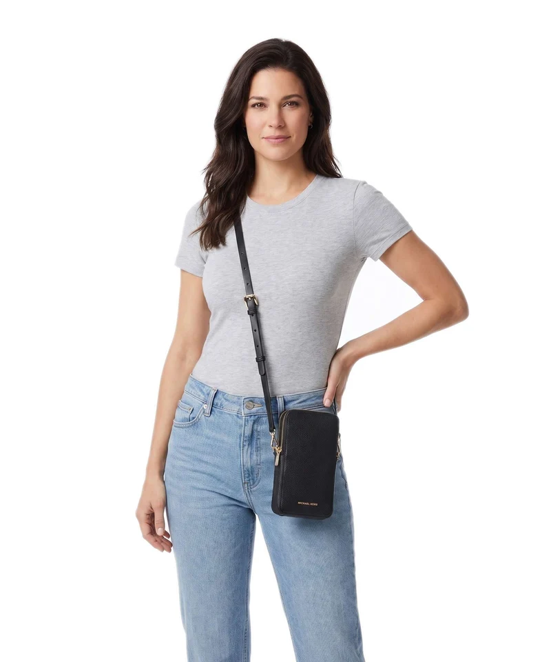 Michael Kors Jet Set Small Pochette telephone black