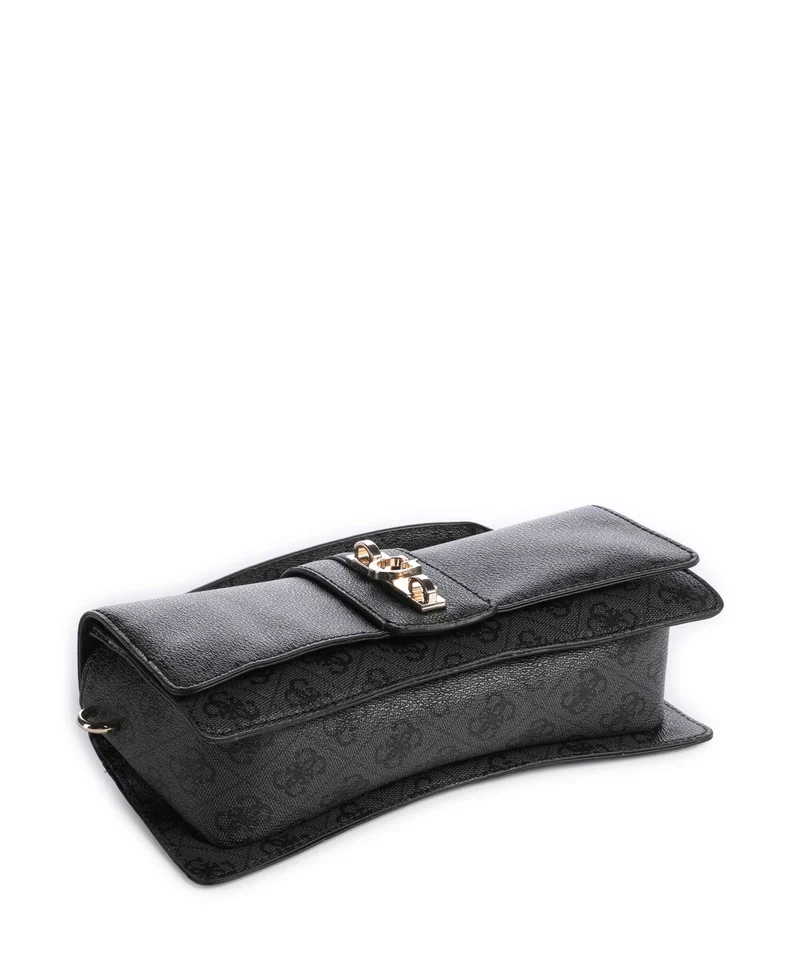 Guess Yvonne Logo Mini Sac à main coal logo