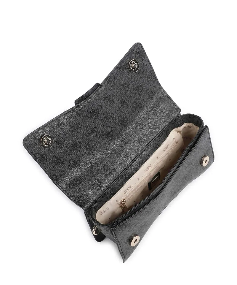 Guess Yvonne Logo Mini Sac à main coal logo