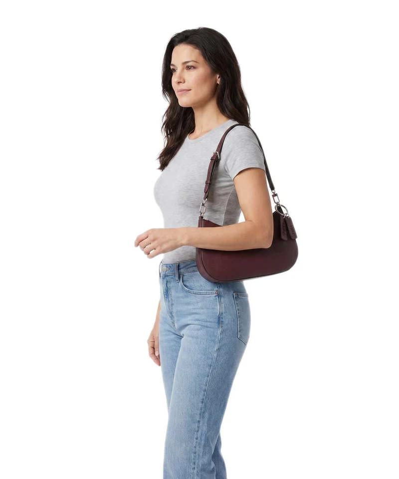 Guess Noelle II Sac porté épaule burgundy