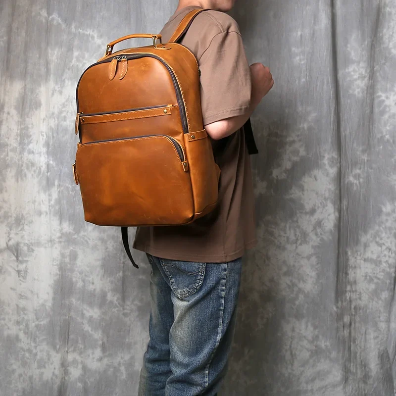 Sac à dos cuir homme "TOP LAYER"