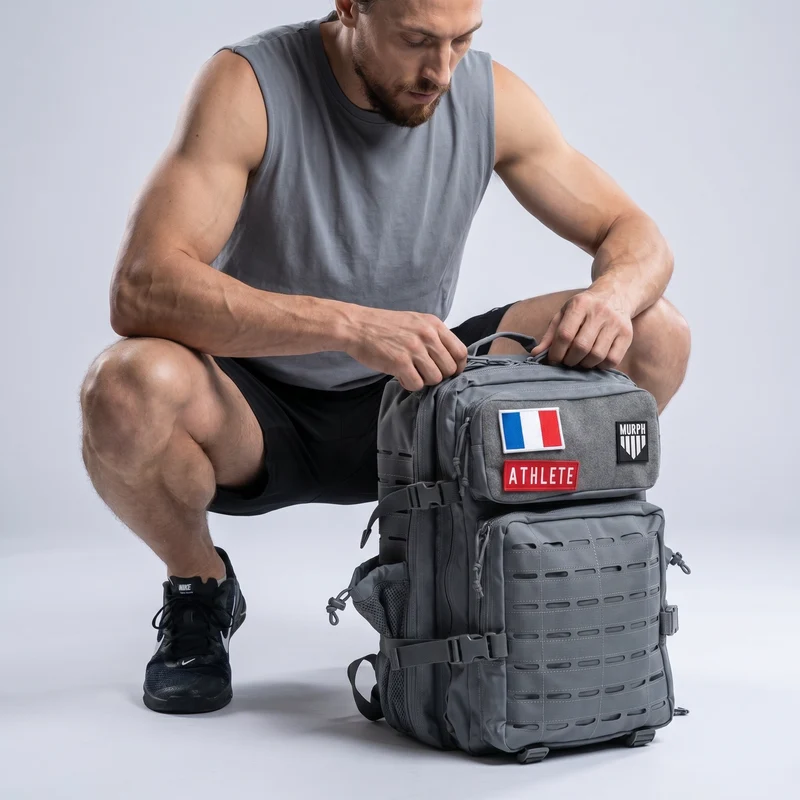 Sac à Dos Tactique 45L Hero - Gris