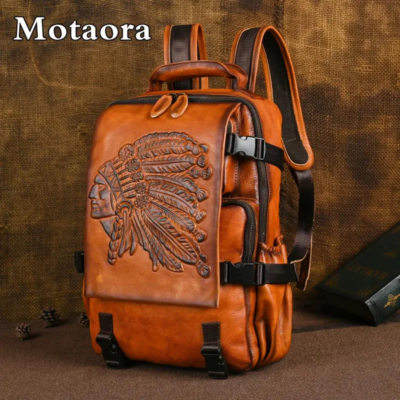 Sac à dos cuir Homme "CHEROKEE FEELING"