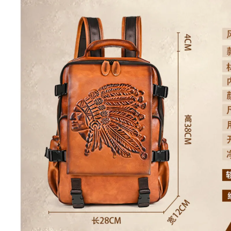 Sac à dos cuir Homme "CHEROKEE FEELING"