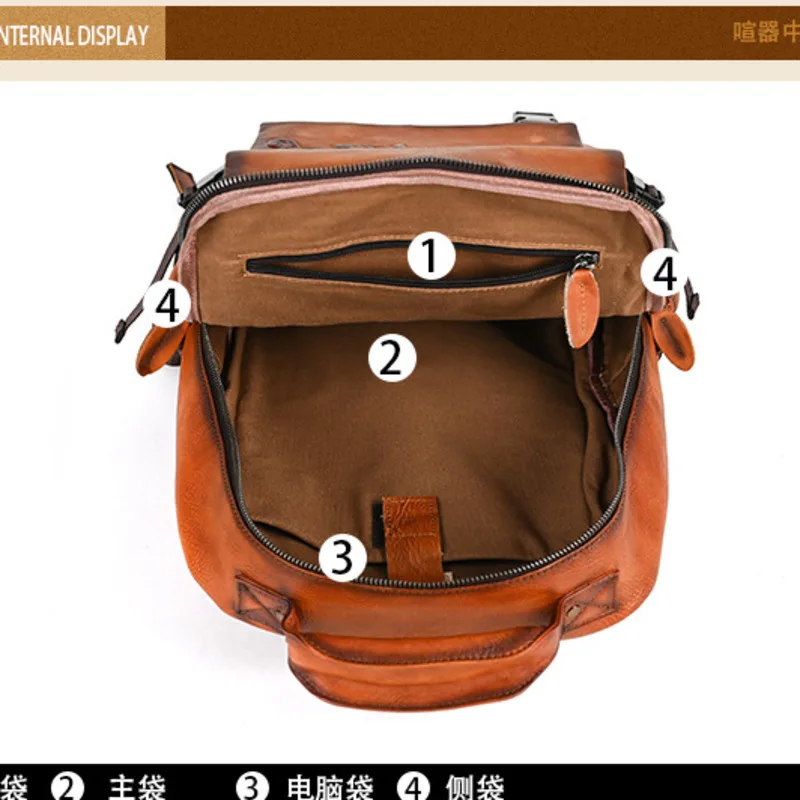Sac à dos cuir Homme "CHEROKEE FEELING"